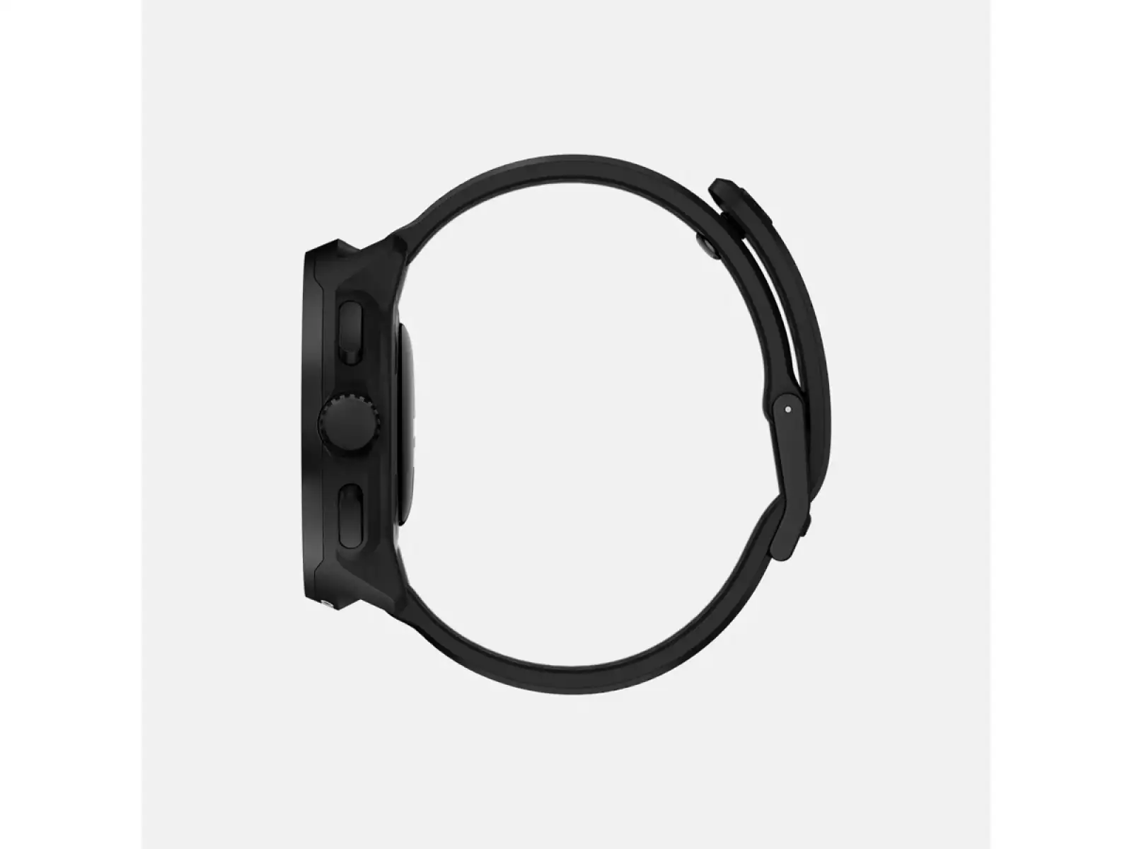 Suunto Run inteligentné hodinky silikónový remienok All Black
