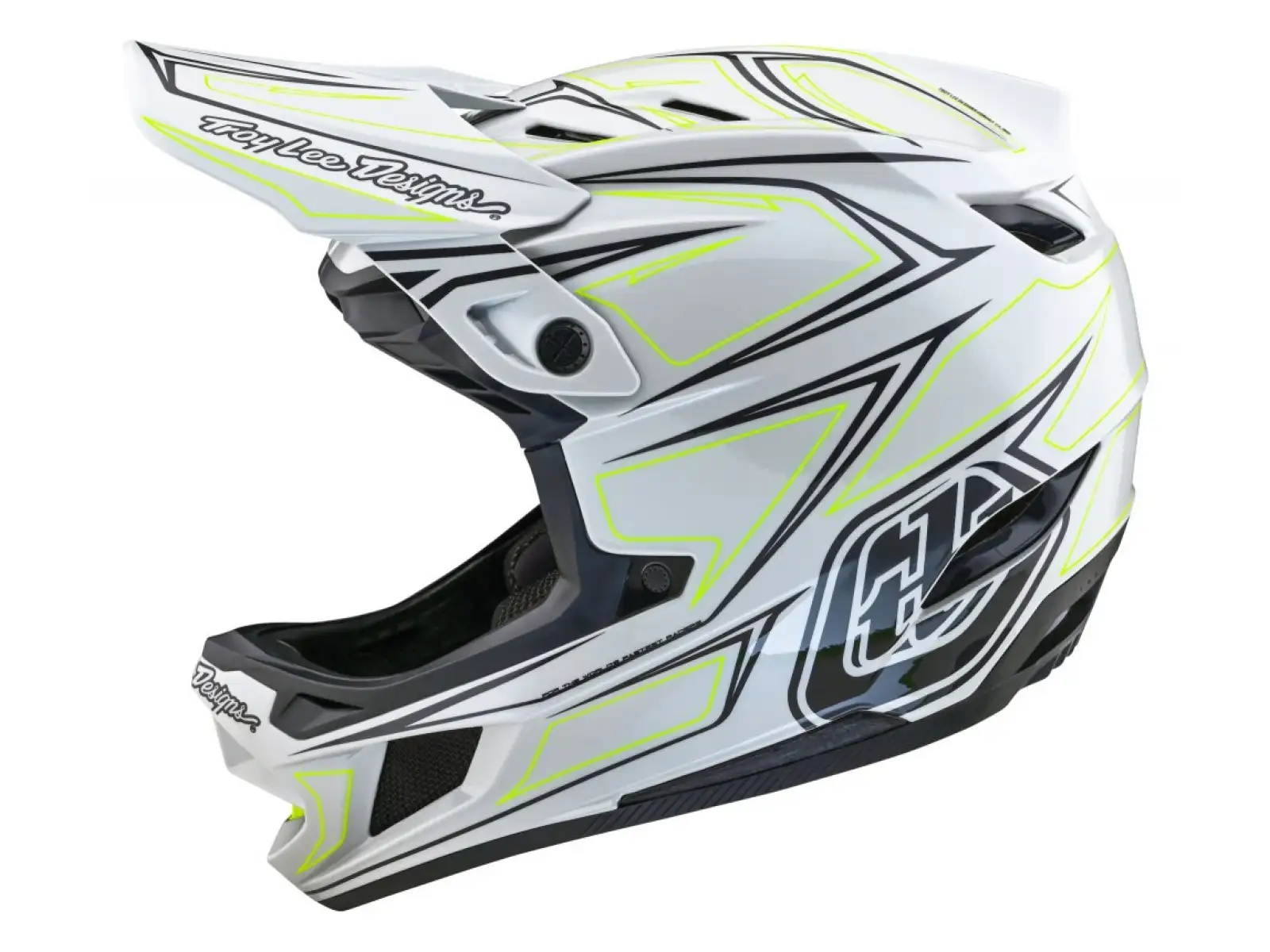 Troy Lee Designs D4 Composite MIPS Pinned prilba Light Gray