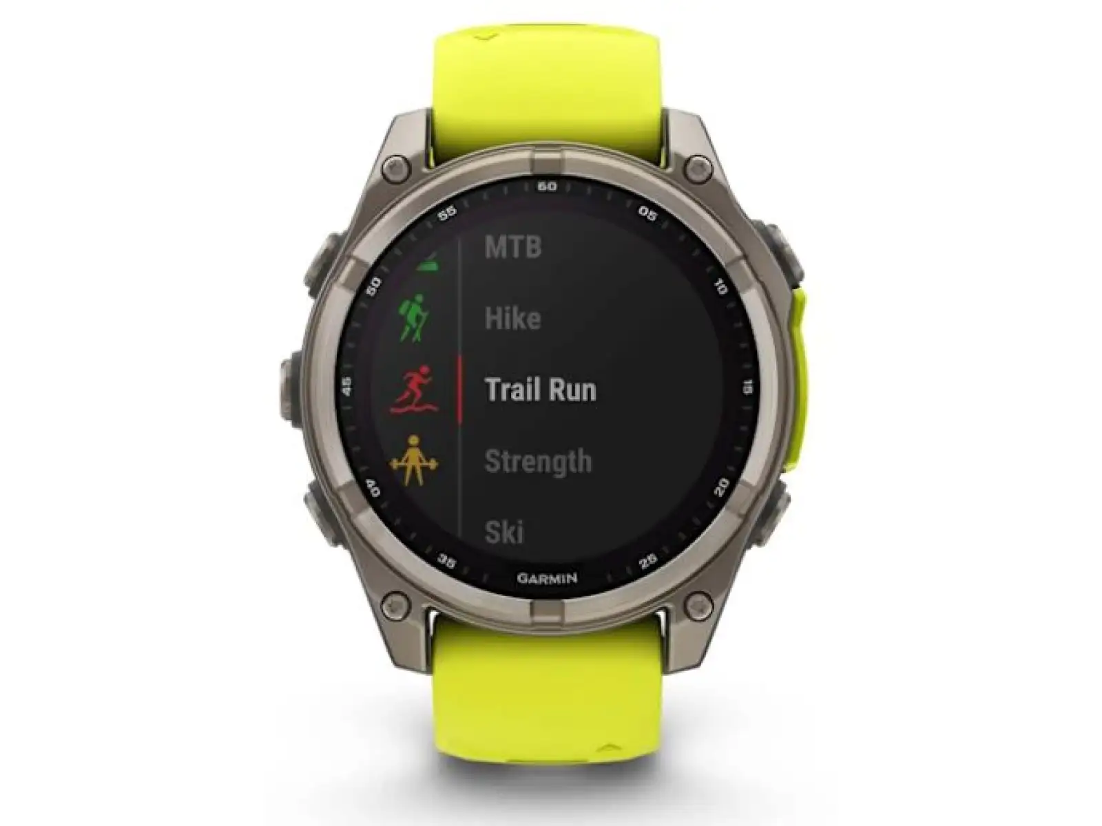 Garmin fenix 8 - 47 mm Solar Sapphire inteligentné hodinky Titanium Yellow/Graphite
