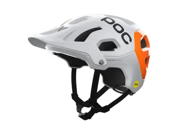 POC Tectal Race MIPS NFC prilba Hydrogen White/Fluorescent Orange AVIP