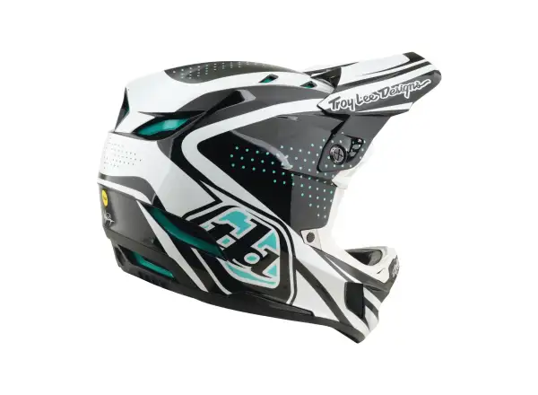 Troy Lee Designs D4 Composite MIPS prilba Crest Real Teal