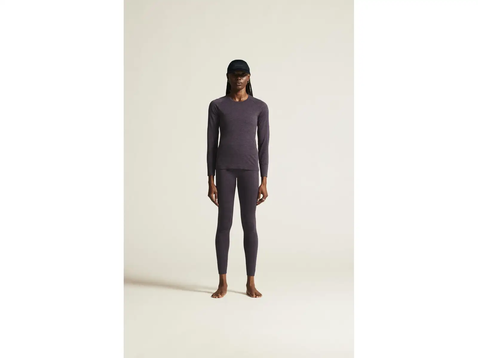 Craft Core Dry Active Comfort dámske tričko dlhý rukáv fialová