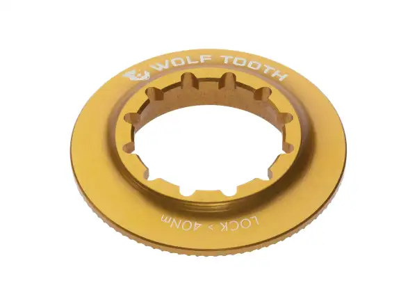 Wolf Tooth matica Centerlock Rotor Internal Spline zlatá