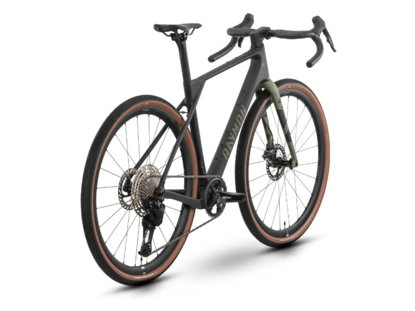 Raymon Soreno Ultra GRX Di2 gravel bicykel Carbon/Forest Green