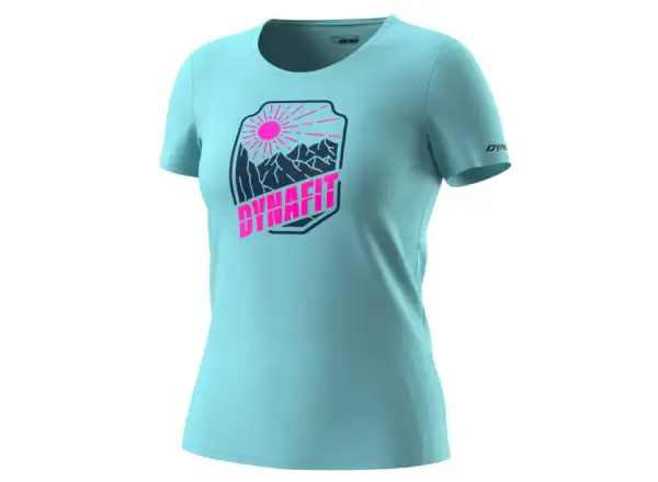 Dynafit Graphic Cotton dámske tričko krátky rukáv Marine Blue/Badge