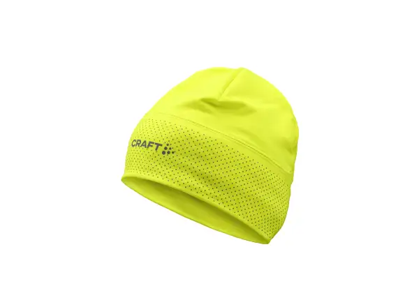 CRAFT Lumen Fleece 2 čiapka žltá