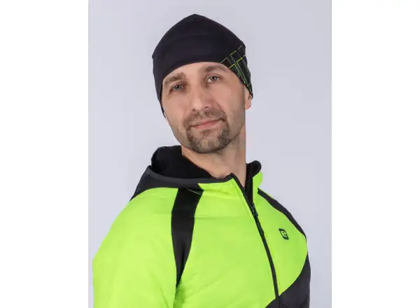 Etape Fizz čiapka čierna/žltá fluo
