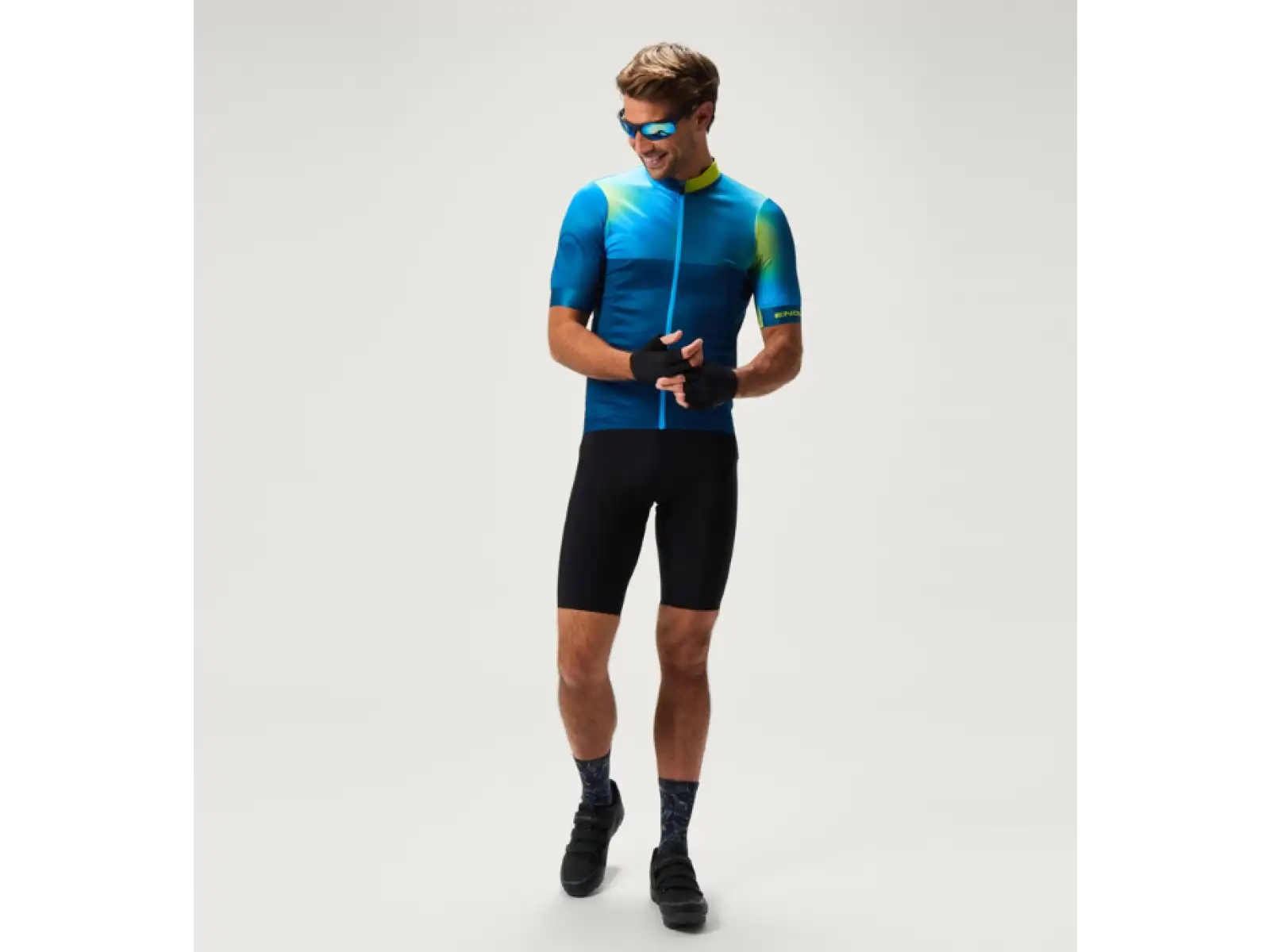 Endura FS260 Bitmap pánsky dres krátky rukáv Barra Blue