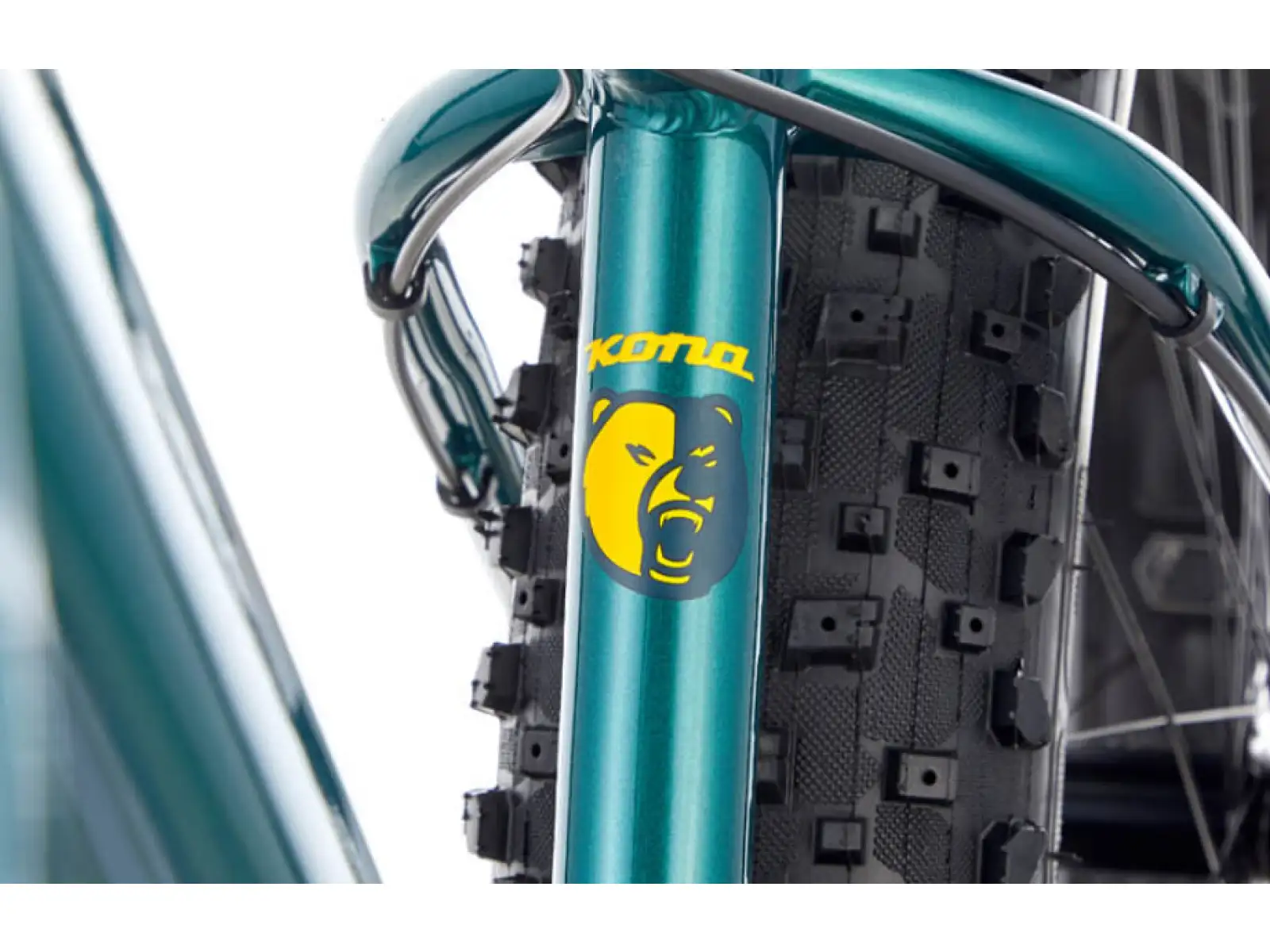Kona Woo Satin Jeep Green Fat Bike