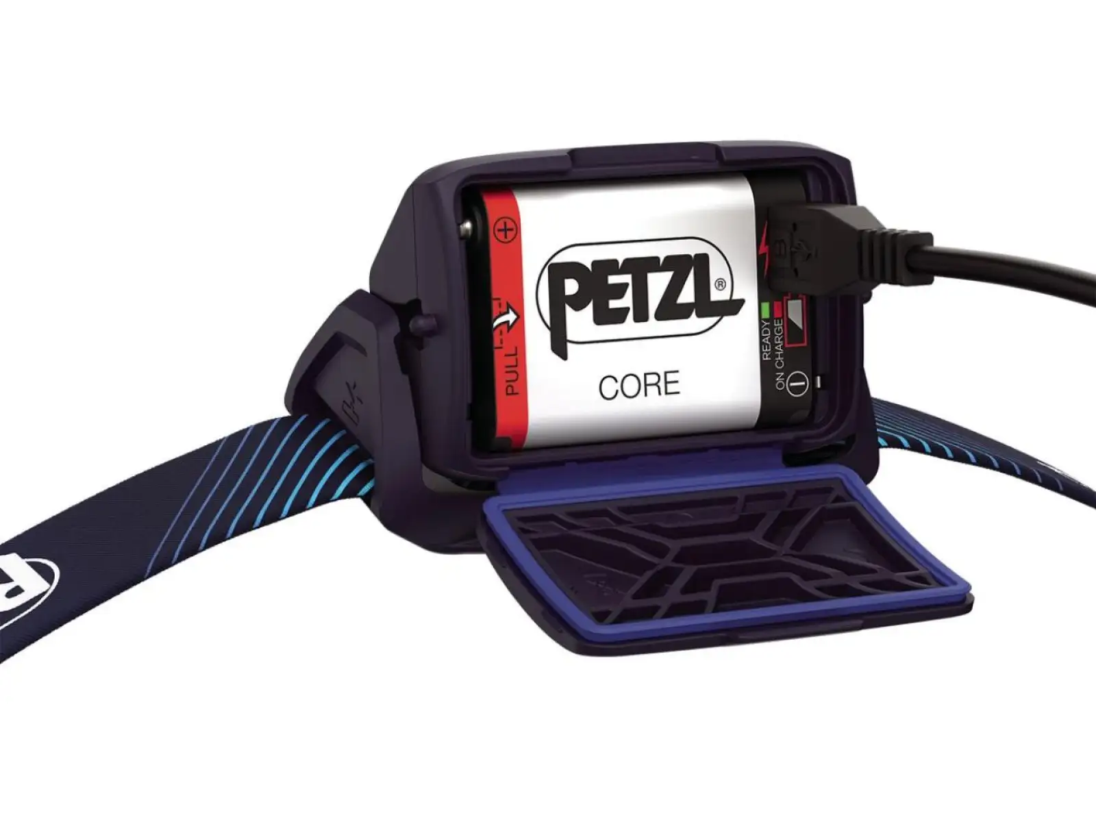 Čelovka Petzl Actik Core modrá