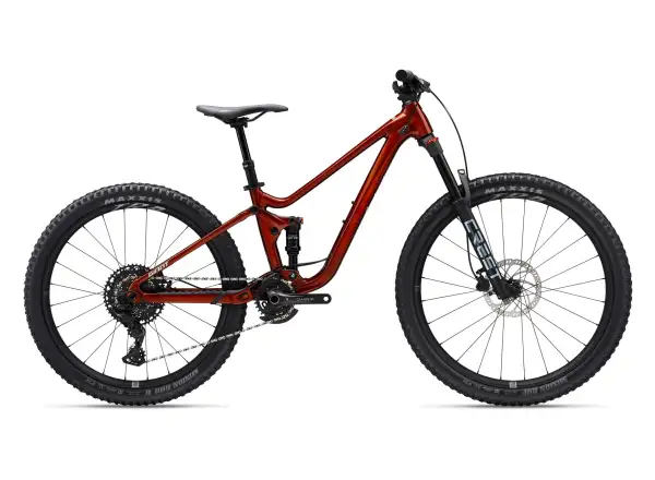 Giant Faith 27,5"/26" detský celoodpružený bicykel Copper