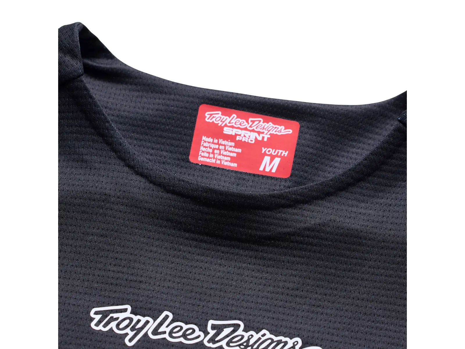 Troy Lee Designs Youth Sprint Pro detský dres dlhý rukáv Mono Black