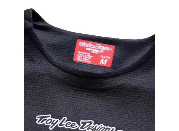 Troy Lee Designs Youth Sprint Pro detský dres dlhý rukáv Mono Black