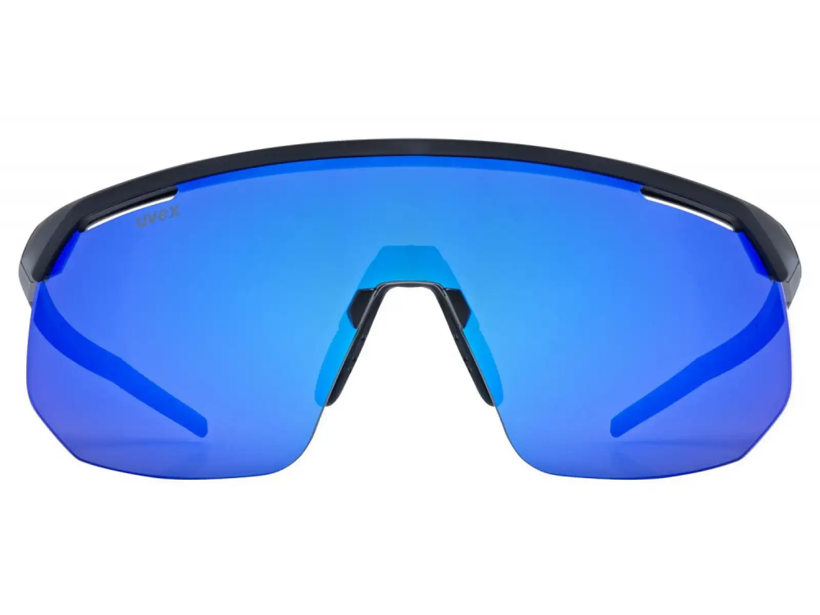 Uvex Pace One okuliare Black Matt/Mirror Blue