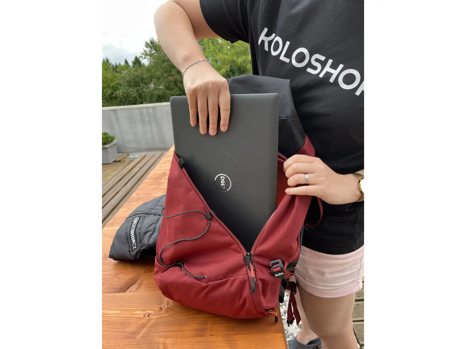 Salewa Puez dámsky batoh 32 l + 5 l Syrah/Black Out