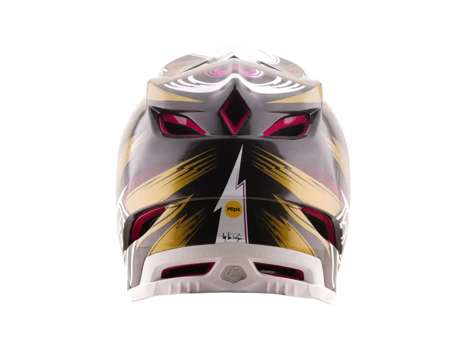 Troy Lee Designs D4 Carbon MIPS Cyclops prilba Gold