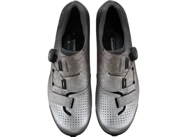 Shimano SH-RX801 pánske gravel tretry strieborná