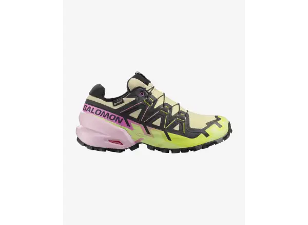Salomon Speedcross6 GTX dámska bežecká obuv Bog/Dawn Pink/Acid Lime