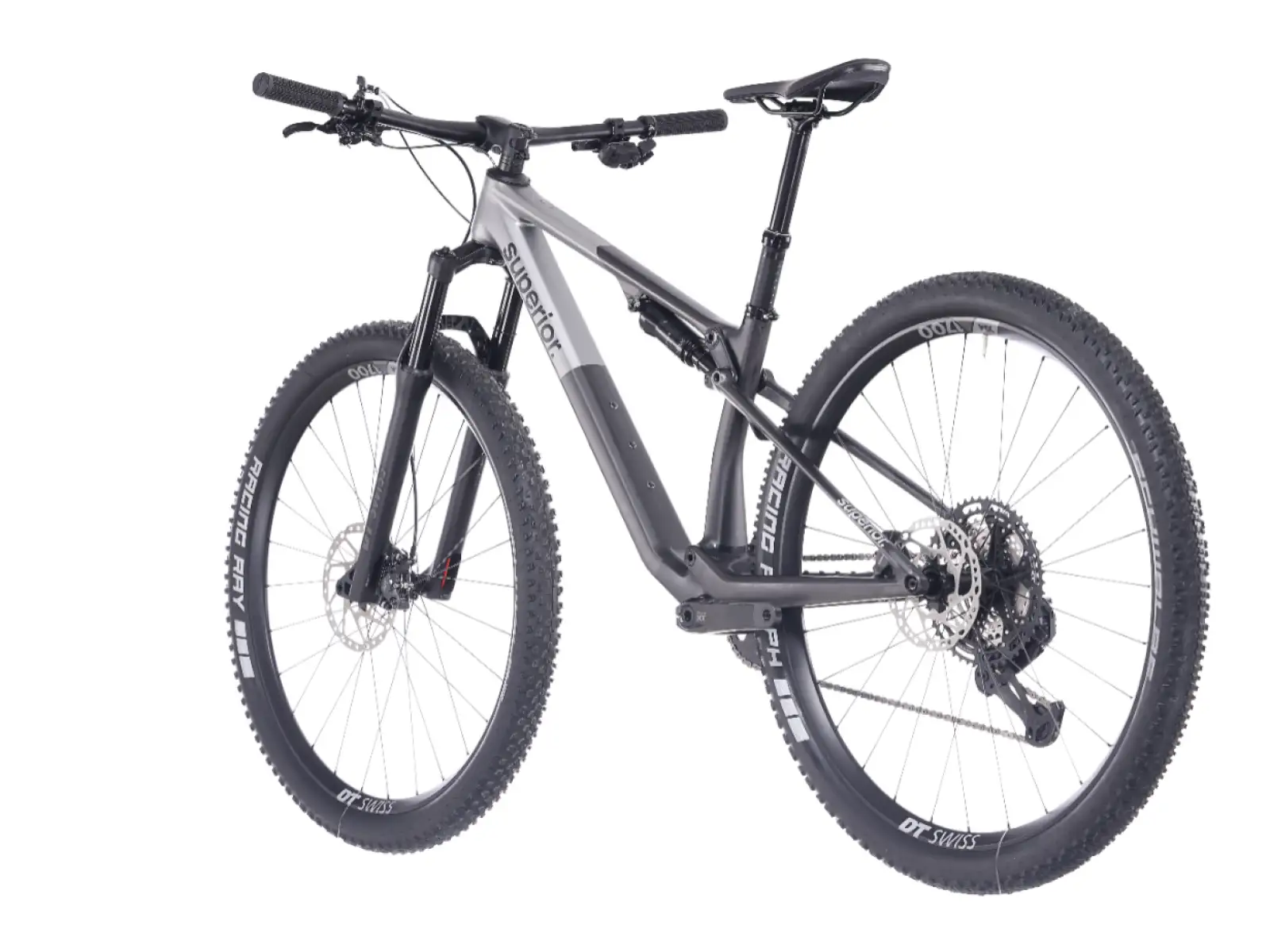 Superior XF 9.7 RC celoodpružený bicykel Matte Carbon/Smoke Chrome