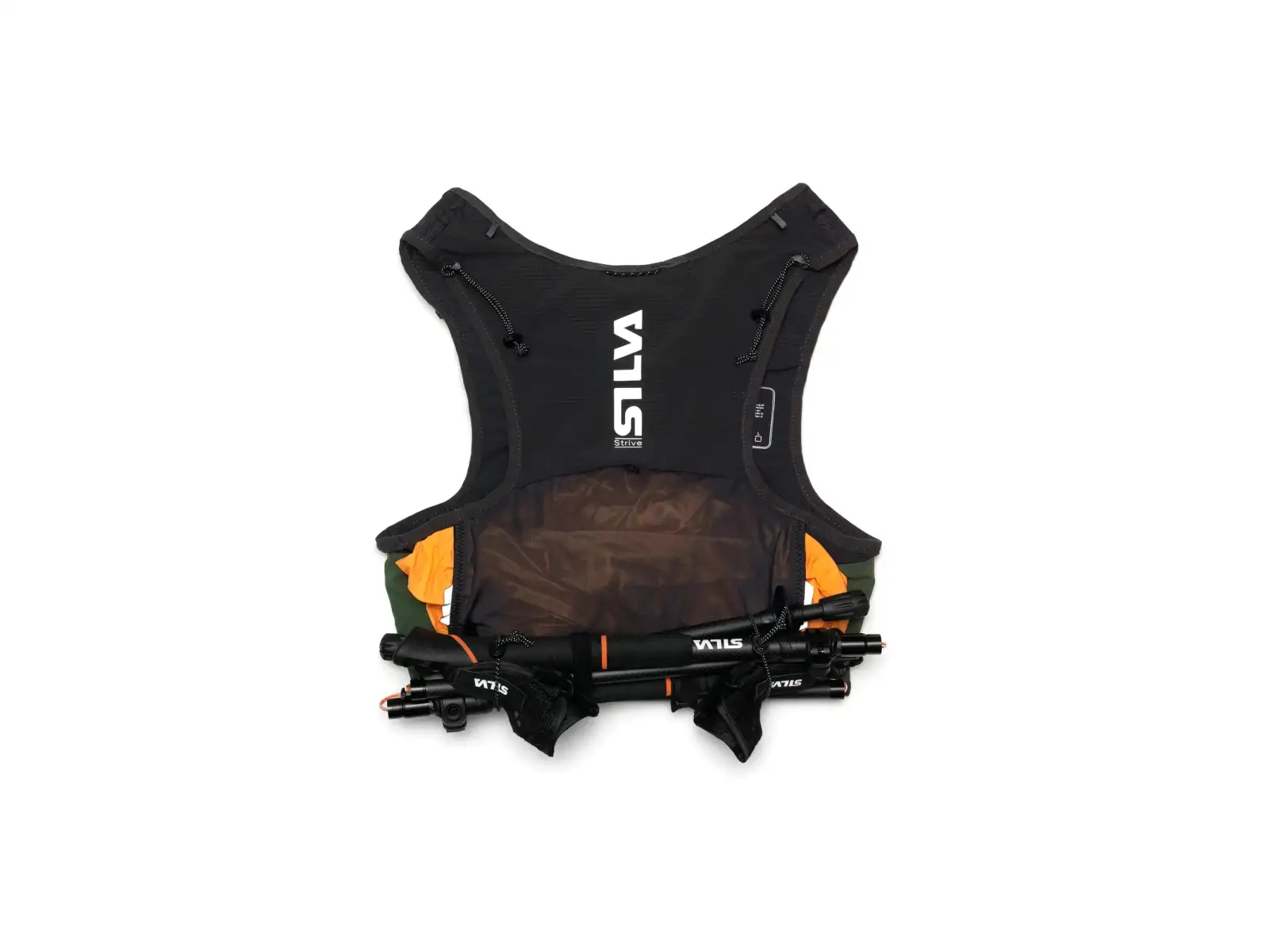 Silva Strive Fly Green bežecká vesta tmavozelená
