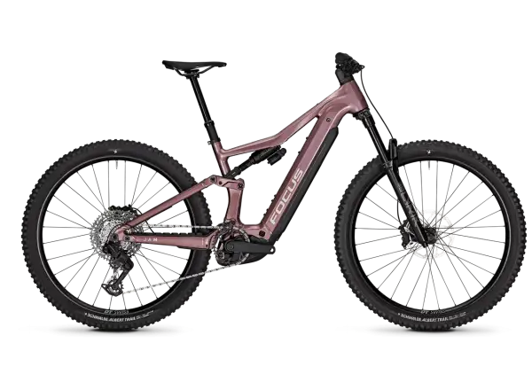 Focus JAM 8 800Wh celoodpružený elektrobicykel Mauve / Darkmauve
