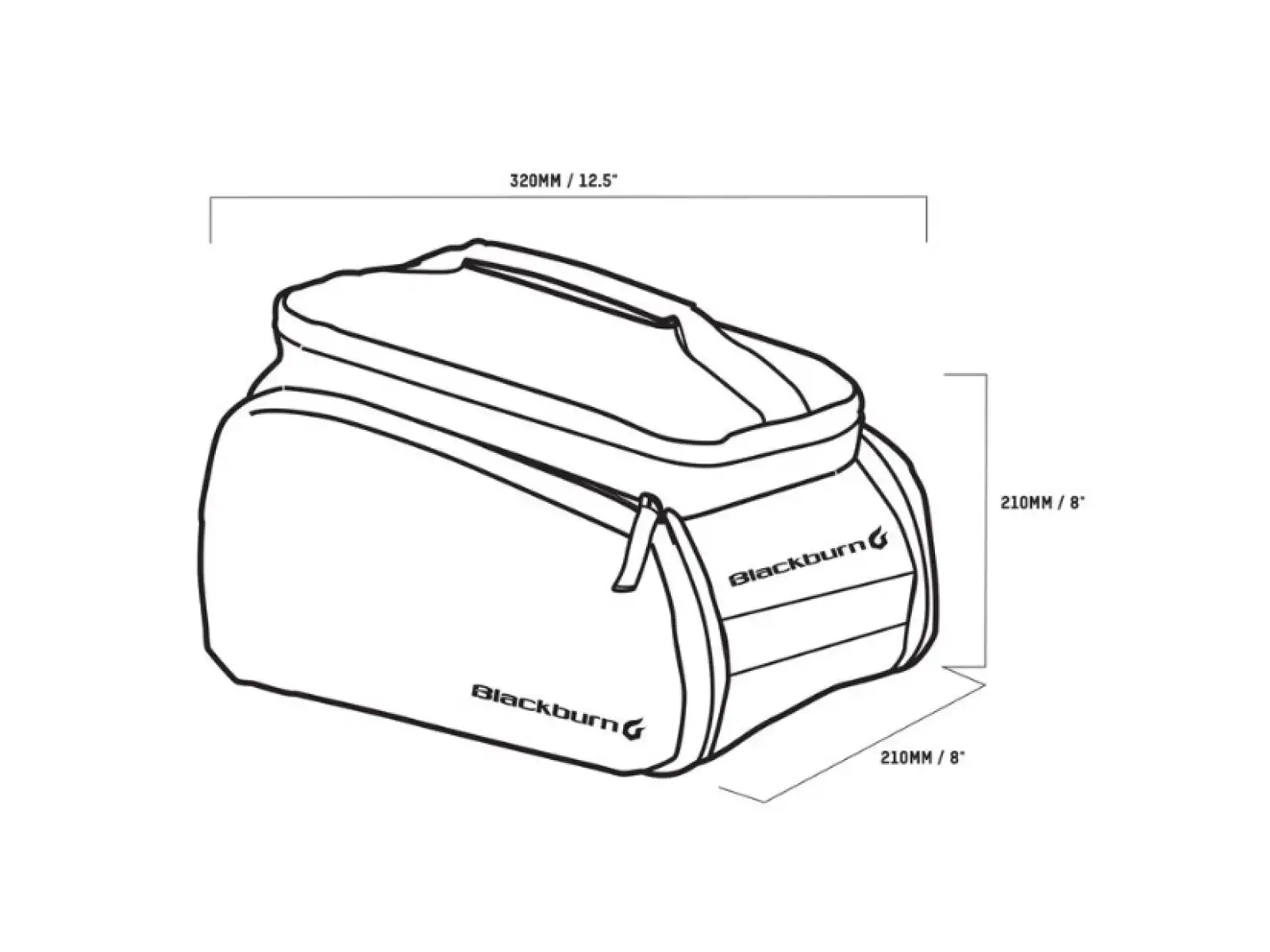 Blackburn Local Trunk Bag brašna na zadný nosič 15 l