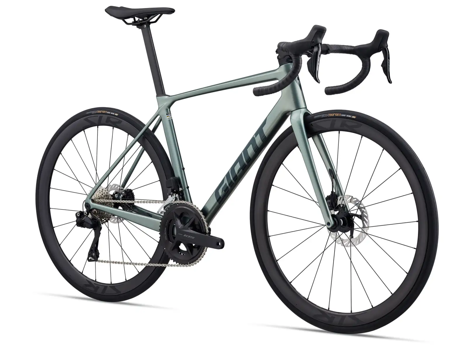 Giant TCR Advanced 0 Pro Compact cestný bicykel Alpine Green