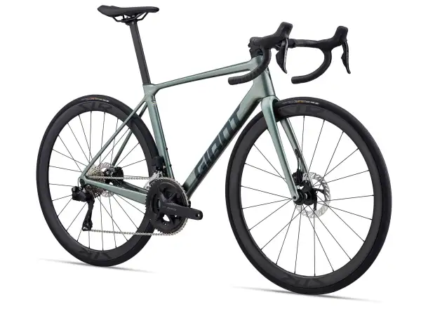Giant TCR Advanced 0 Pro Compact cestný bicykel Alpine Green
