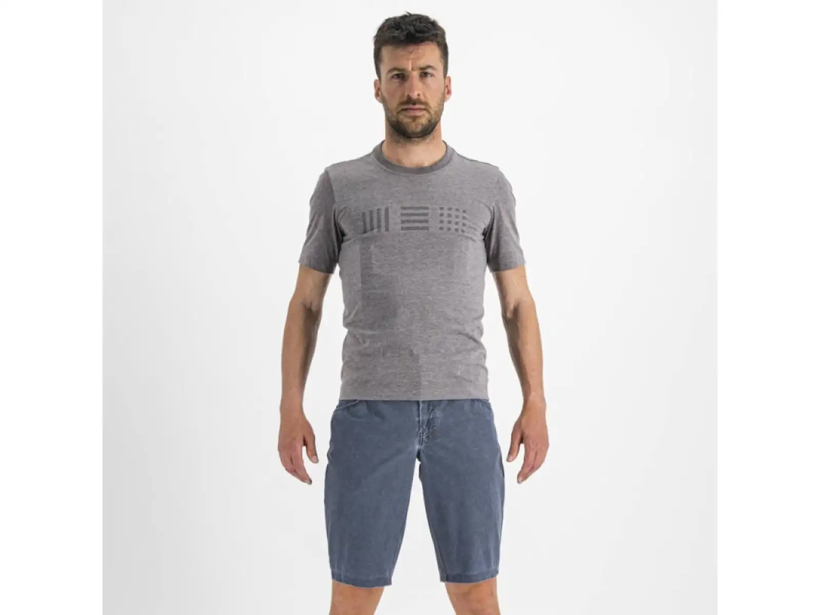 Pánske modré džínsové šortky Sportful Indigo Giara