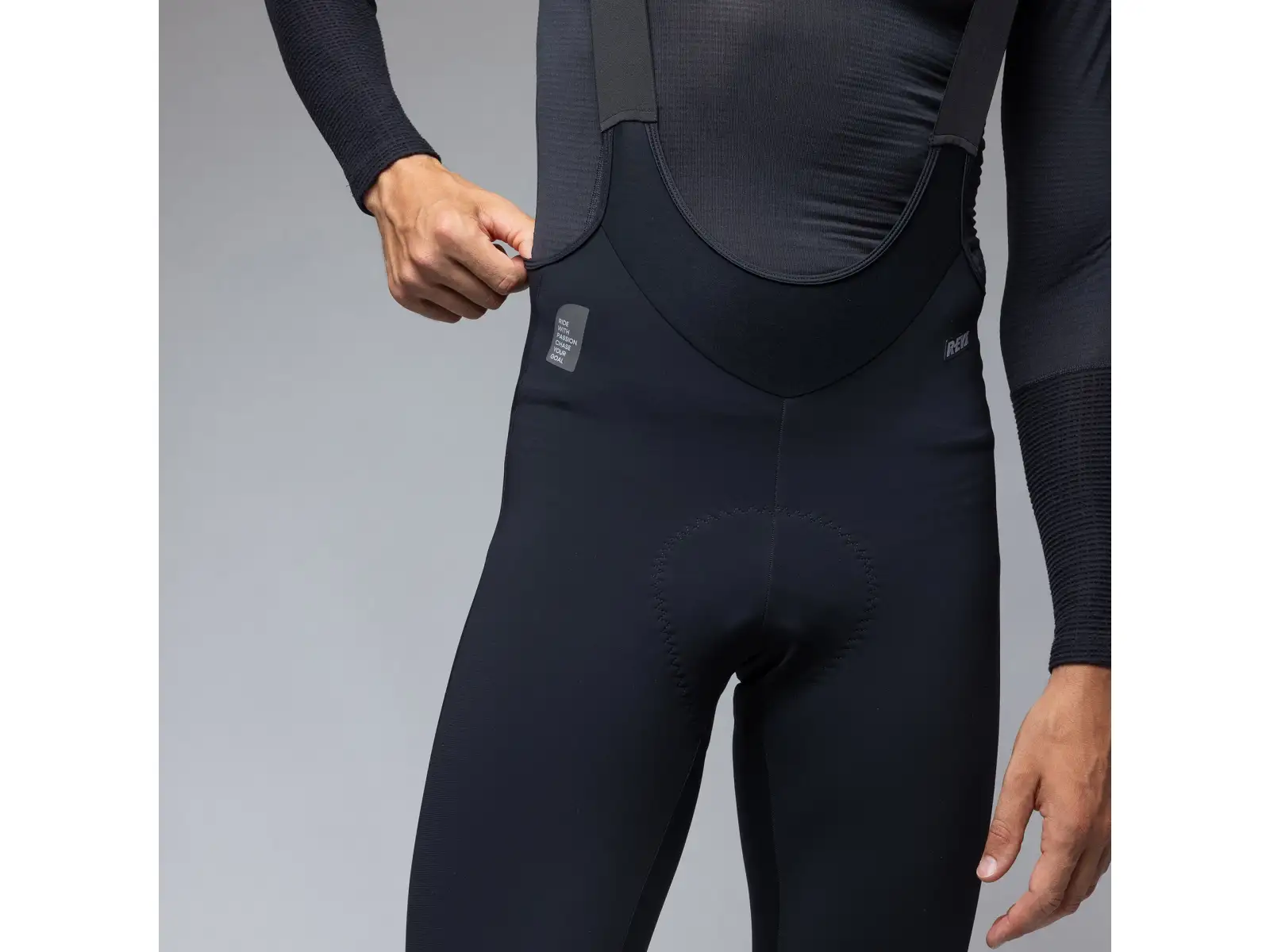 Alé R-EV1 Thermo Shield pánske zimné cyklistické nohavice Black