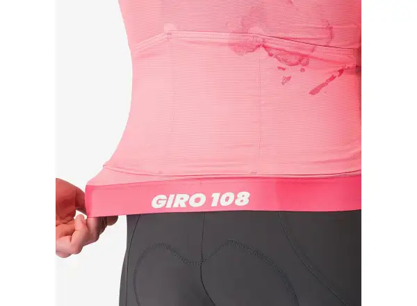 Castelli Giro 108 Race 8S pánsky dres krátky rukáv Rosa Giro