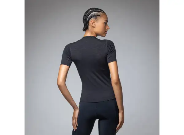 Alé Intimo Merino dámske spodné tričko krátky rukáv Black