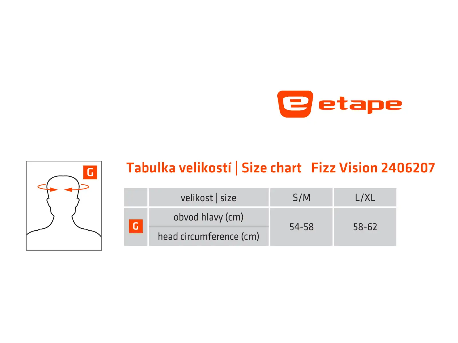 Etape Fizz Vision čiapka čierna/reflex