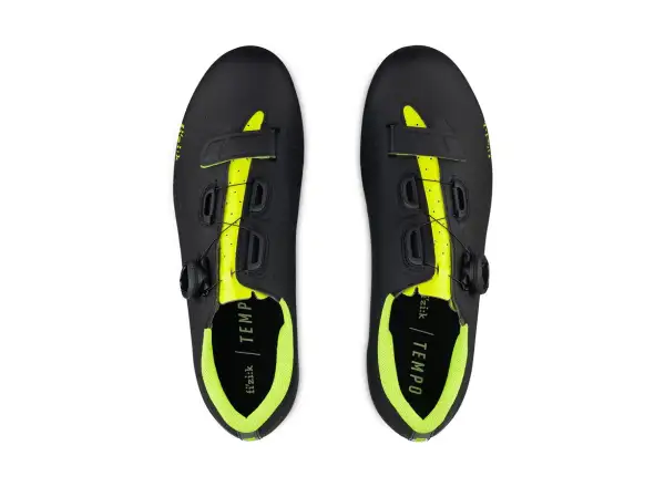 Fizik Overcurve R5 cestné pánske tretry čierna/žltá fluo