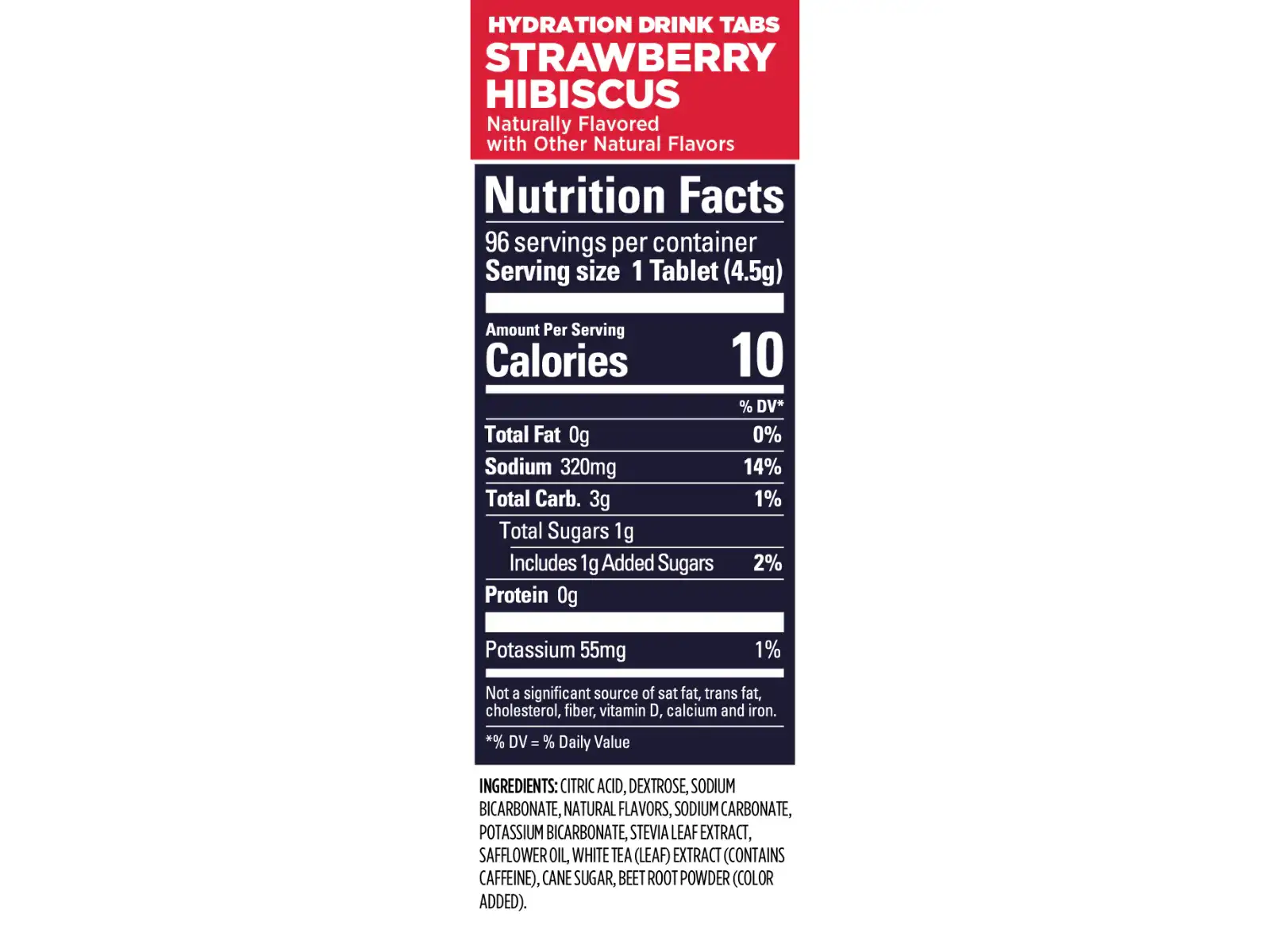GU Hydration Drink Tabs rozpustné tablety s kofeínom Strawberry Hibiscus 54 g