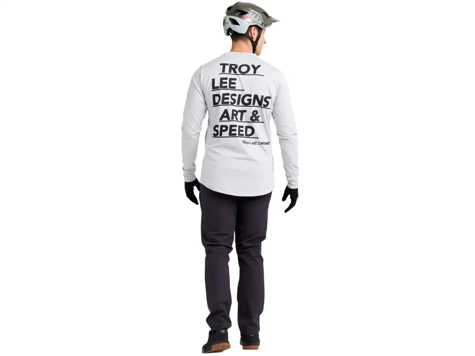 Troy Lee Designs Ruckus Ride Tee pánský dres s dlhým rukávom Art and Speed Mist.