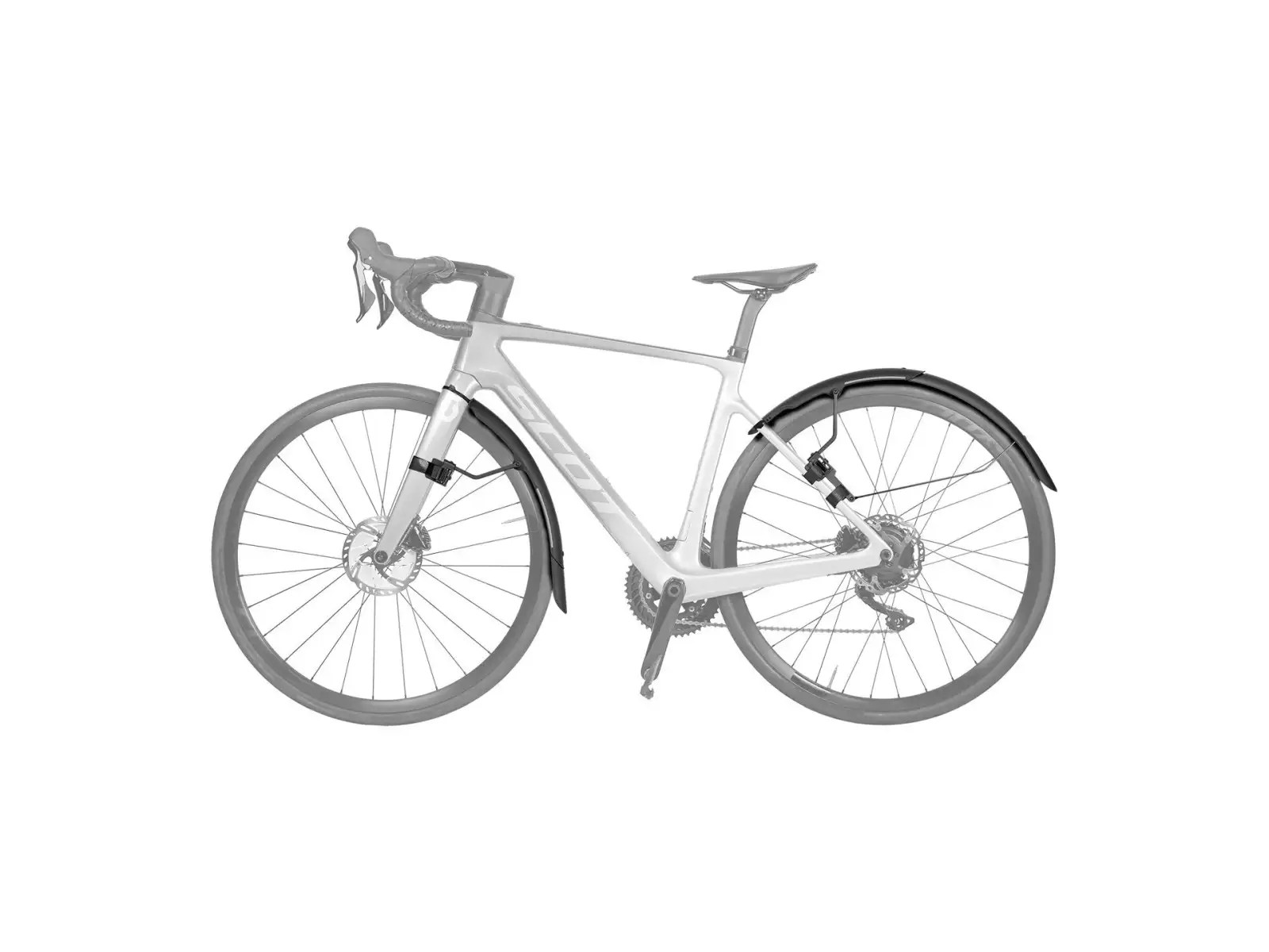 Sada blatníkov TetraFender R1 a R2 pre cestné bicykle s pneumatikami do 650C/700C*32C