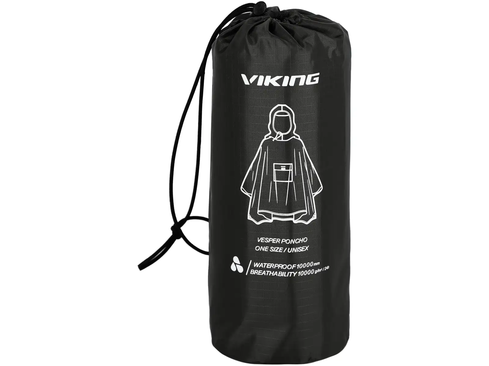 Viking Vesper Pončo Black