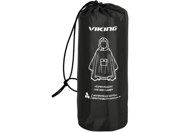 Viking Vesper Pončo Black