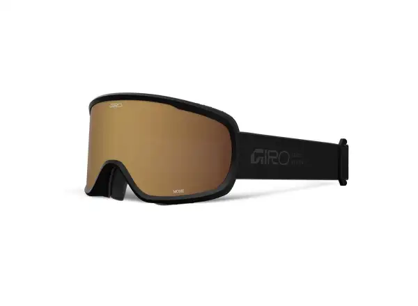 Giro Moxie dámske lyžiarske okuliare Black Stacked/Amber Gold/Yellow (2sklá)