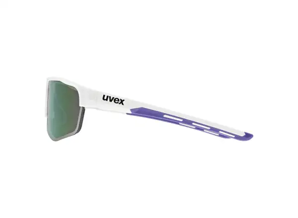 Uvex Axos Set okuliare White Matt/Mirror Purple
