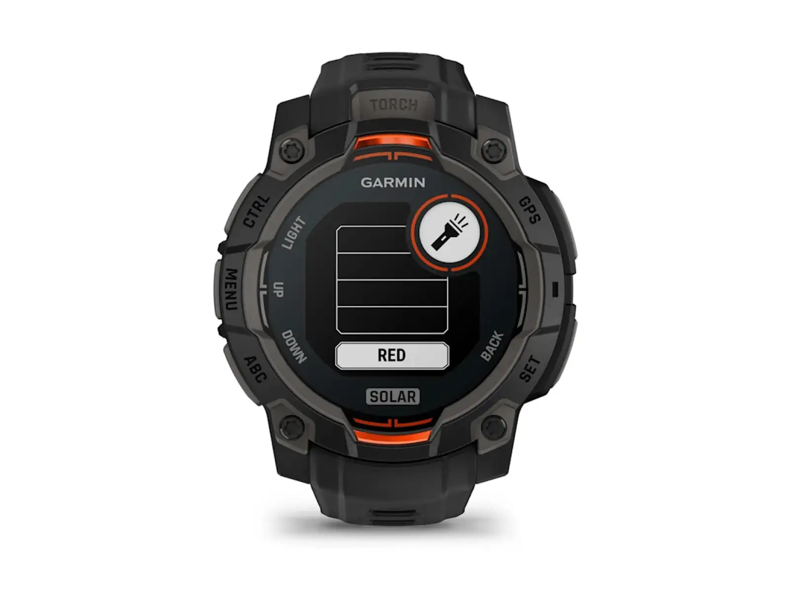 Garmin Instinct 3 Solar 45 mm smart hodinky čierna/čierny remienok