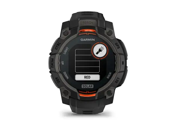 Garmin Instinct 3 Solar 45 mm smart hodinky čierna/čierny remienok
