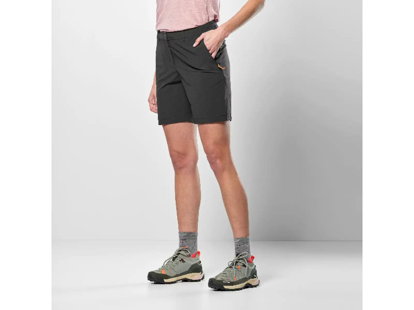 Salewa Puez Talvena Durastretch dámske kraťasy Black Out