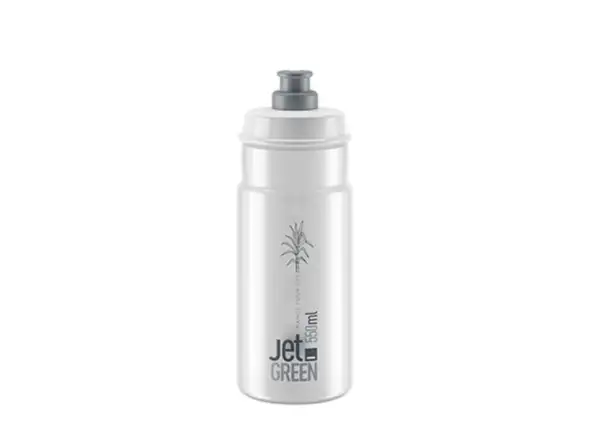 Fľaša Elite Jet Green Plus 550 ml číra/šedá Logo