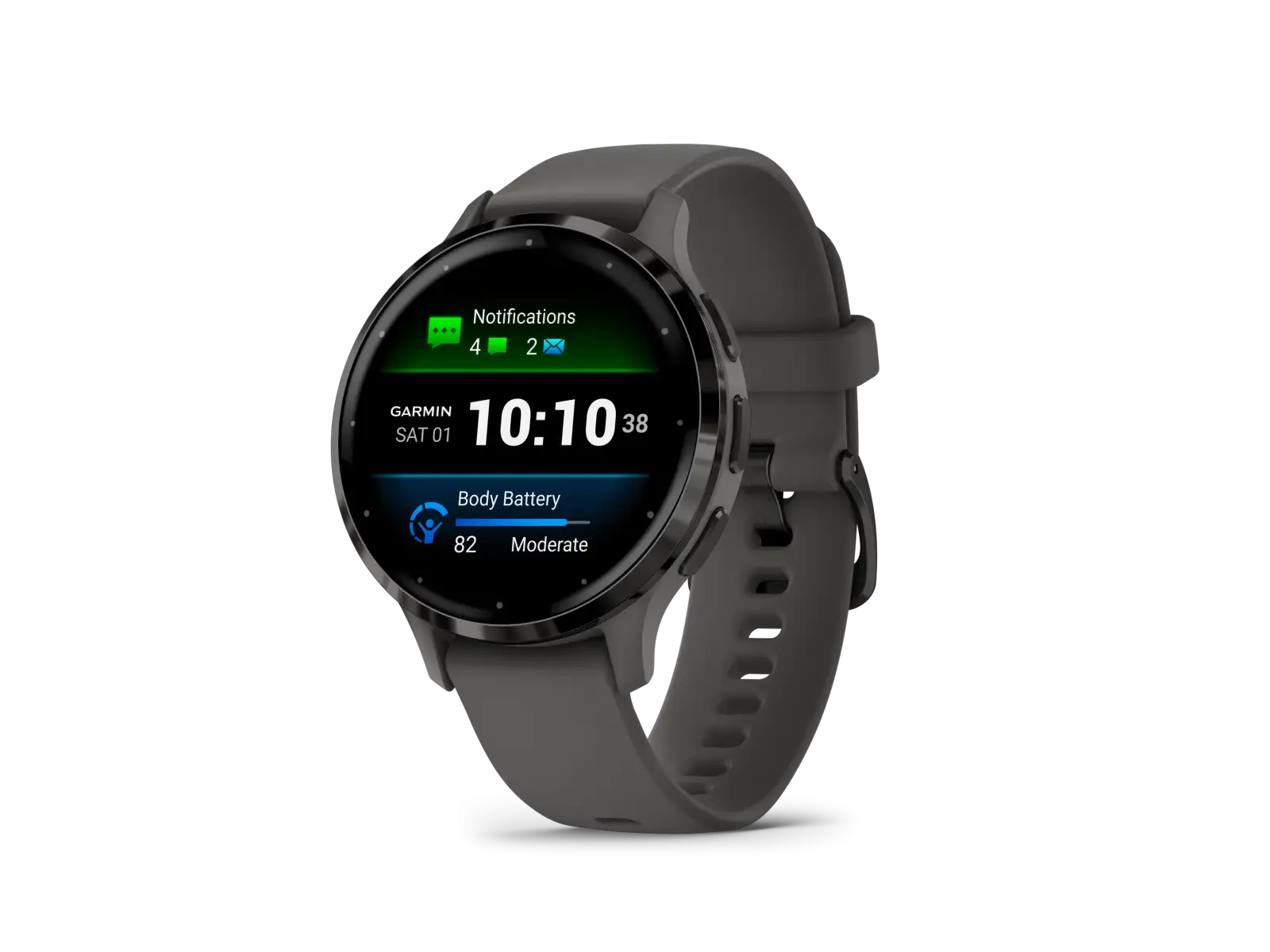 Garmin Venu 3S smart hodinky Slate/Gray