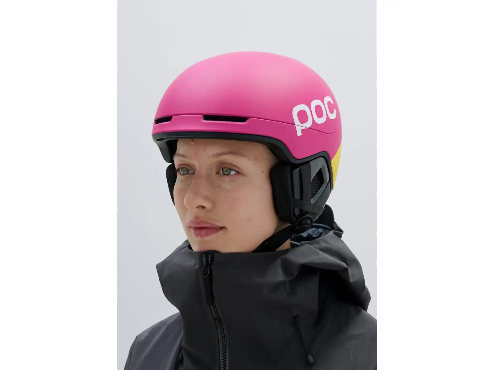 POC Obex Contour lyžiarska prilba Rhos Red Matt/Citrine Yellow Matt