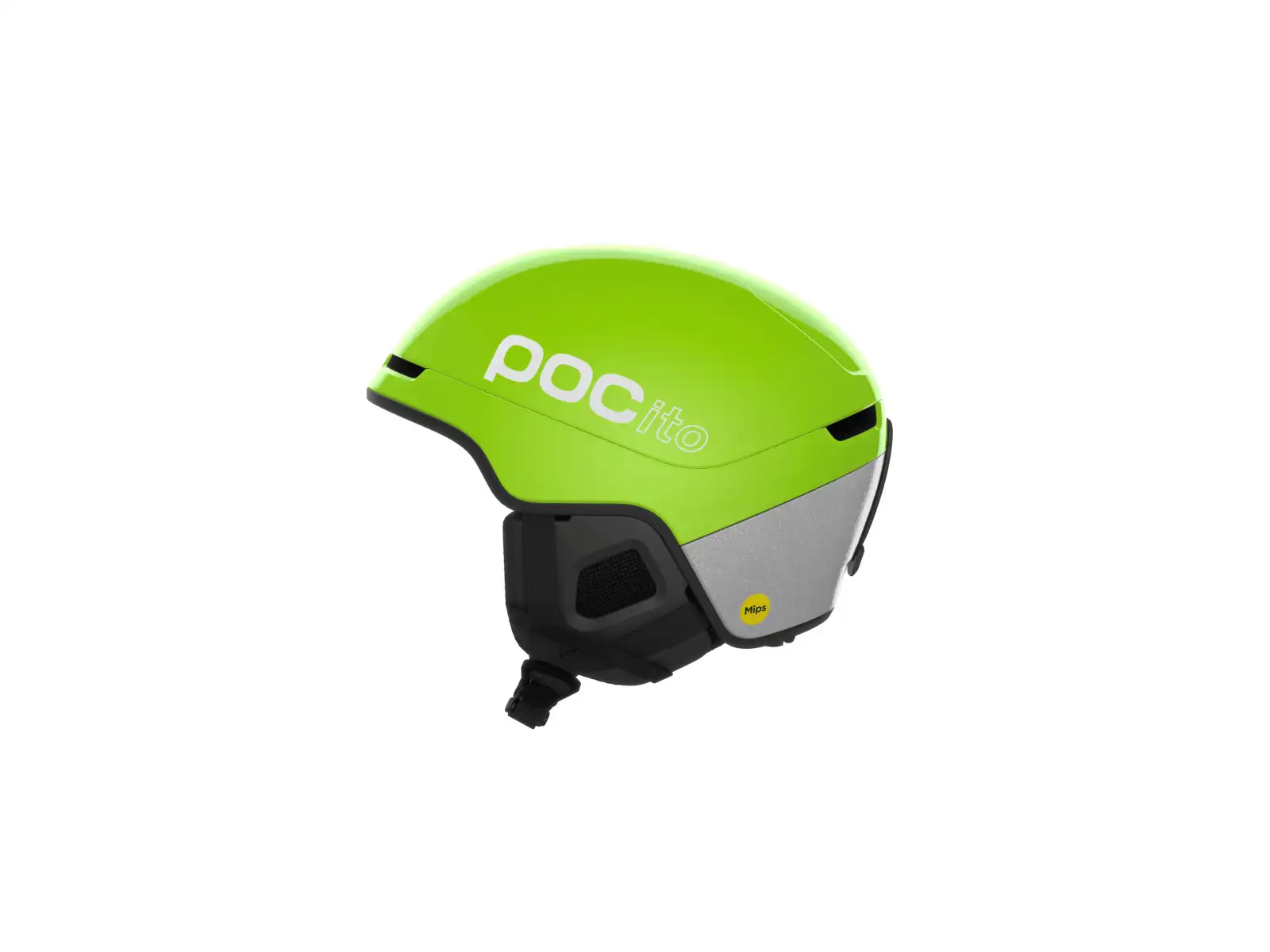 POC POCito Obex detská lyžiarska prilba Fluorescent Yellow/Green