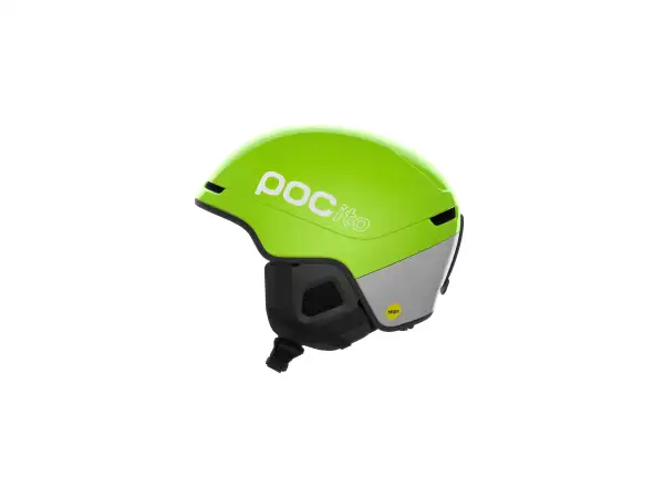 POC POCito Obex detská lyžiarska prilba Fluorescent Yellow/Green