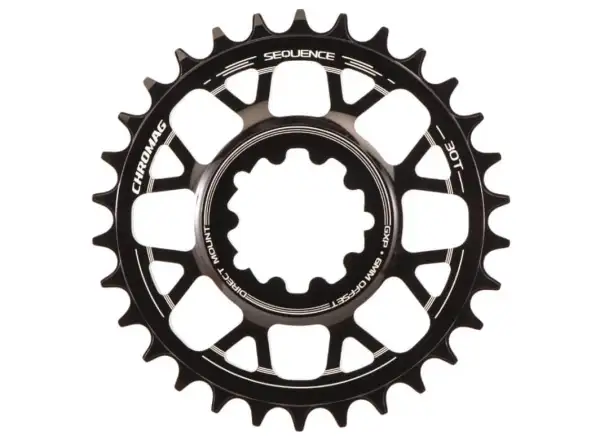 Chromag Sequence Sram prevodník offset 6 mm 32 z. čierna